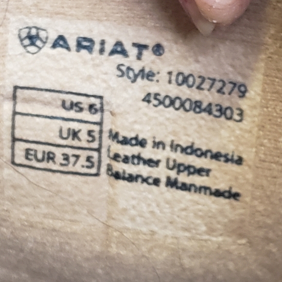 Ariat Men's Distressed Camo Sport Patriot Western Boots Broad Square Toe Size 6. - Picture 12 of 15